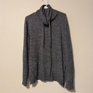 Express Dark Gray Cowl Neck Sweater